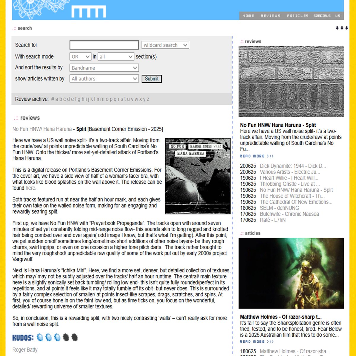 Musique Machine review of recent No Fun HNW / Hana Haruna split.
 musiquemachine.com/reviews/review…