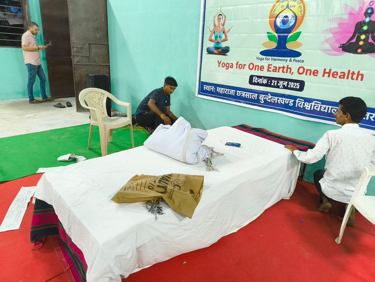 All set...
#InternationalYogaDay