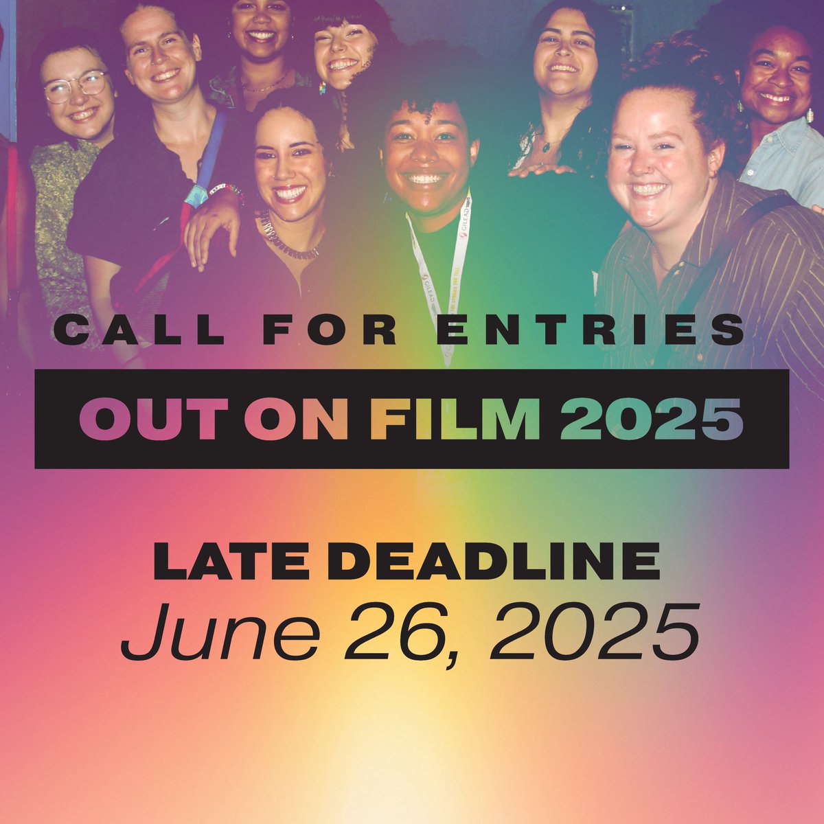 🎥 Queer filmmakers, LAST CHANCE to submit to Out On Film 2025 by June 26! 📅 Festival: Sept 25 – Oct 5, 2025. 👉 Submit now: outonfilm.org/submit #OutOnFilm #QueerFilmmakers #LGBTQFilm #SubmitNow #SupportQueerVoices