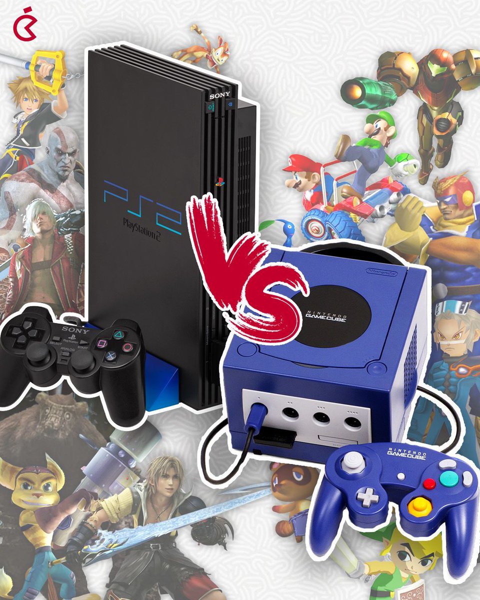 Odyssee_gg's tweet image. 🎮 PS2 ou GameCube ? Deux visions, deux univers, une même époque culte.

💭 Raconte-nous ton meilleur souvenir avec l’une d’elles ⬇️ 

#PS2 #GameCube #ConsoleWars #RetroGaming #Odyssée #Nintendo #Sony #MuséeOdyssée