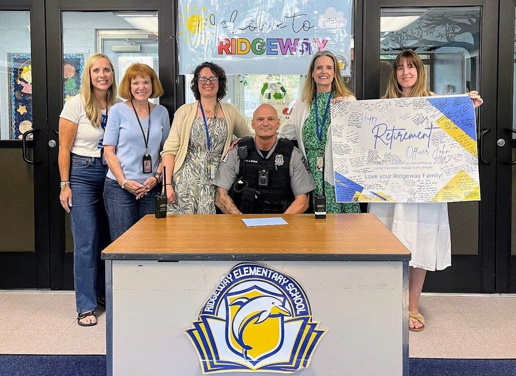 Today is a special day as we say goodbye to the 2024-25 school year! Before we do, we want to wish our 2025 graduates a special day, our students &amp; staff a wonderful break, &amp; our retirees, such as RES SRO John Zupan, a wonderful retirement. Thank you for your service to the MTSD!