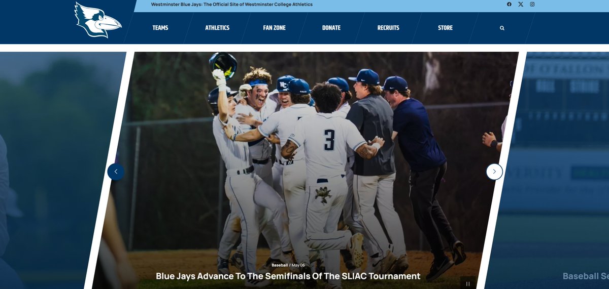 The Blue Jay Athletics Department is excited to announce the launch of a new and refreshed athletics website!
wcbluejays.wcmo.edu
This site will serve as the new home for all things Blue Jay Athletics as we continue to highlight and promote our student-athletes.