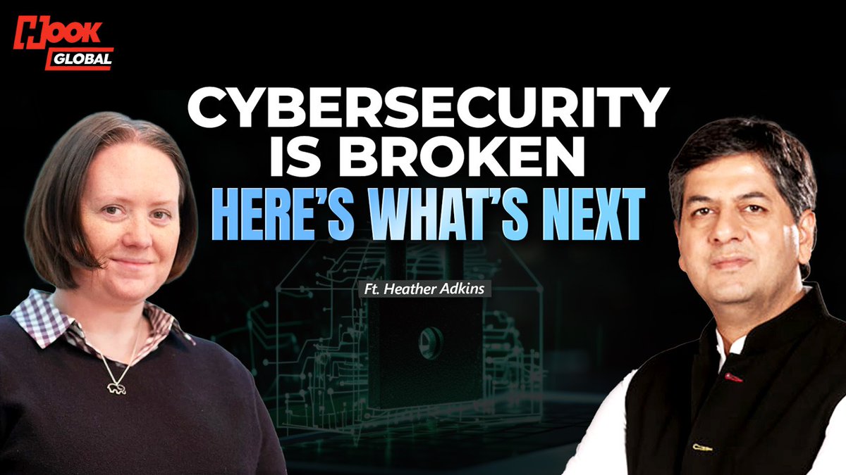 #TheIndiaStory: Heather Adkins (<a href="/argvee/">Heather Adkins - Ꜻ - Spes consilium non est</a>), Google’s VP of Security Engineering, responsible for building the systems that keep our digital life safe.

From scams and SIM swaps to AI threats and quantum fears, she breaks it all down.

Watch the full episode with <a href="/vikramchandra/">Vikram Chandra</a>: