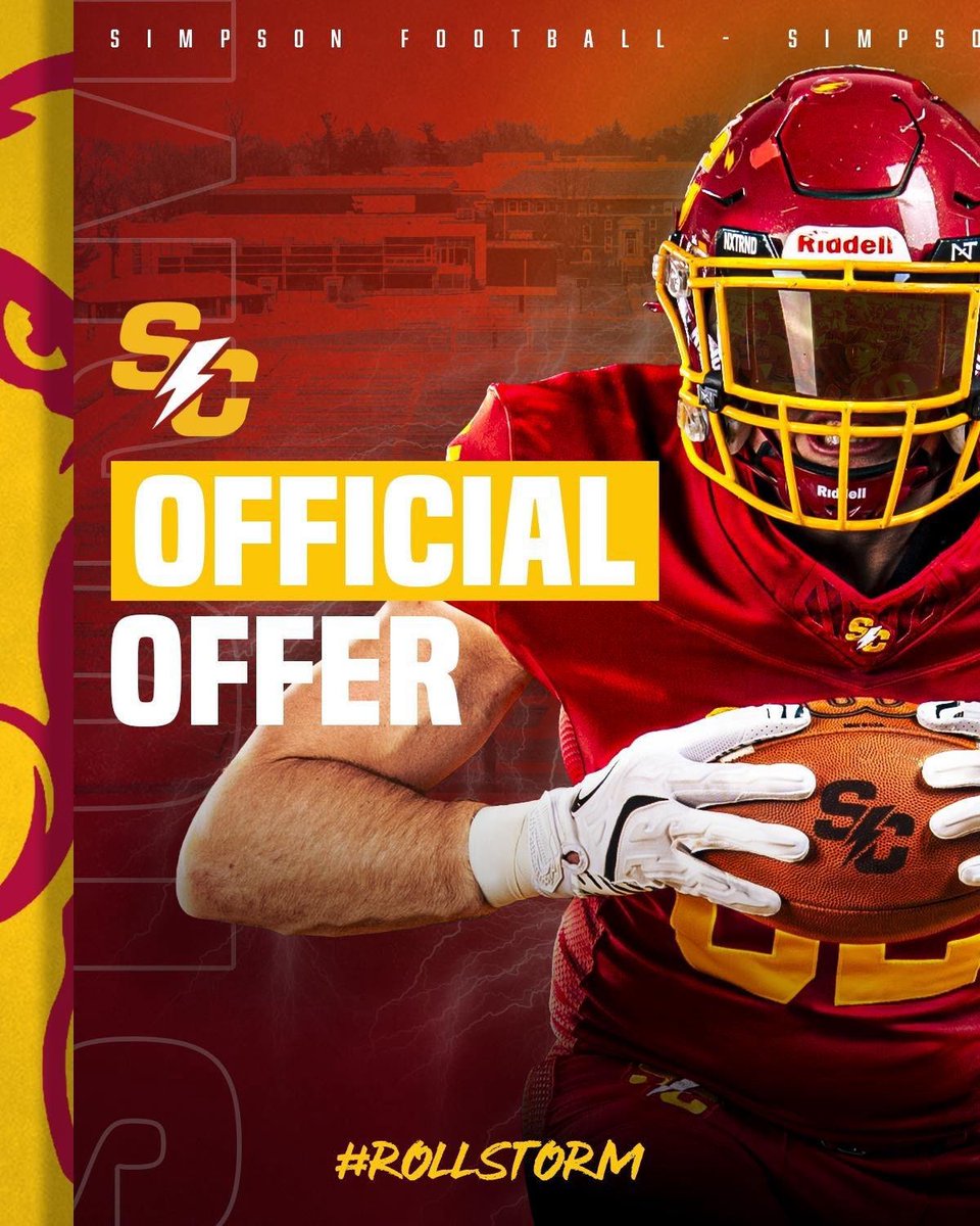 Lincoln Young (@lincolnyou42245) on Twitter photo After a great talk with <a href="/ReedHoskins/">Reed Hoskins</a> I’m am blessed to receive an offer from <a href="/scstormfootball/">Simpson Football ⚡️</a> <a href="/CoachWinger20/">Keith Winger</a> <a href="/lclark3965/">Lorne Clark</a> After a great talk with <a href="/ReedHoskins/">Reed Hoskins</a> I’m am blessed to receive an offer from <a href="/scstormfootball/">Simpson Football ⚡️</a> <a href="/CoachWinger20/">Keith Winger</a> <a href="/lclark3965/">Lorne Clark</a>