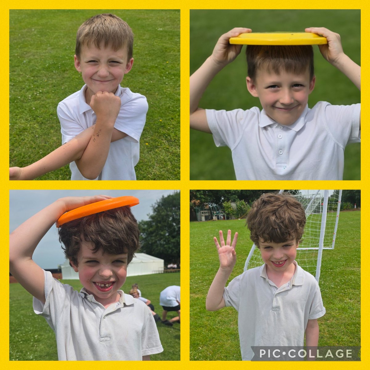 GrangeMrsK's tweet photo. This afternoon, we joined our friends in Year 1. We have had the best time practicing for Sports Day! 
Ready, Steady, GO! 🏃‍♂️🏃‍♂️ 
@GrangeMissA @GrangeMrsMcG https://t.co/IS4PLS0HwR