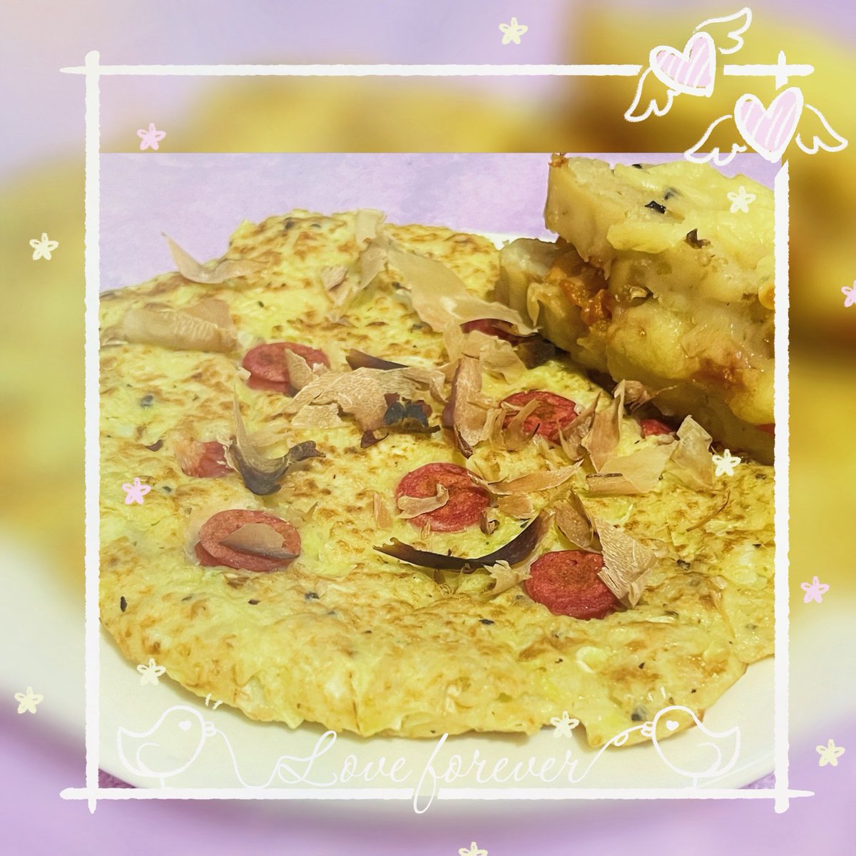 haiyuepopo's tweet image. 謝謝大家今天陪我炸廚房~
蘿波糕料理大成功!!
要去運動了wwww

#波FUN清單
#波予你知
#義式焗烤鮪魚千層糕
#蘿蔔糕大阪燒