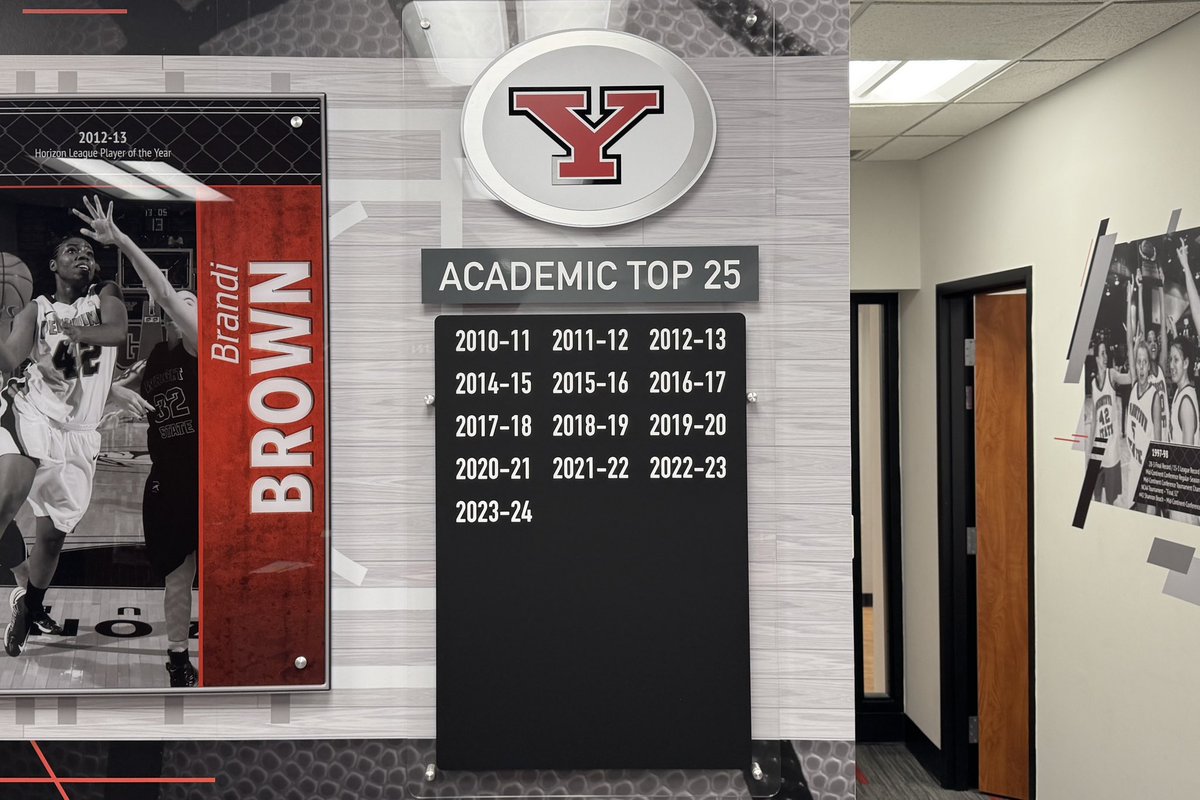 Leading the way in academics! We have academic centers in Stambaugh Stadium and Beeghly Center.

Our program has had one of the top 25 GPAs in the country for 10 straight seasons, and we led the nation in 2023-24! 

#GoGuins #familY