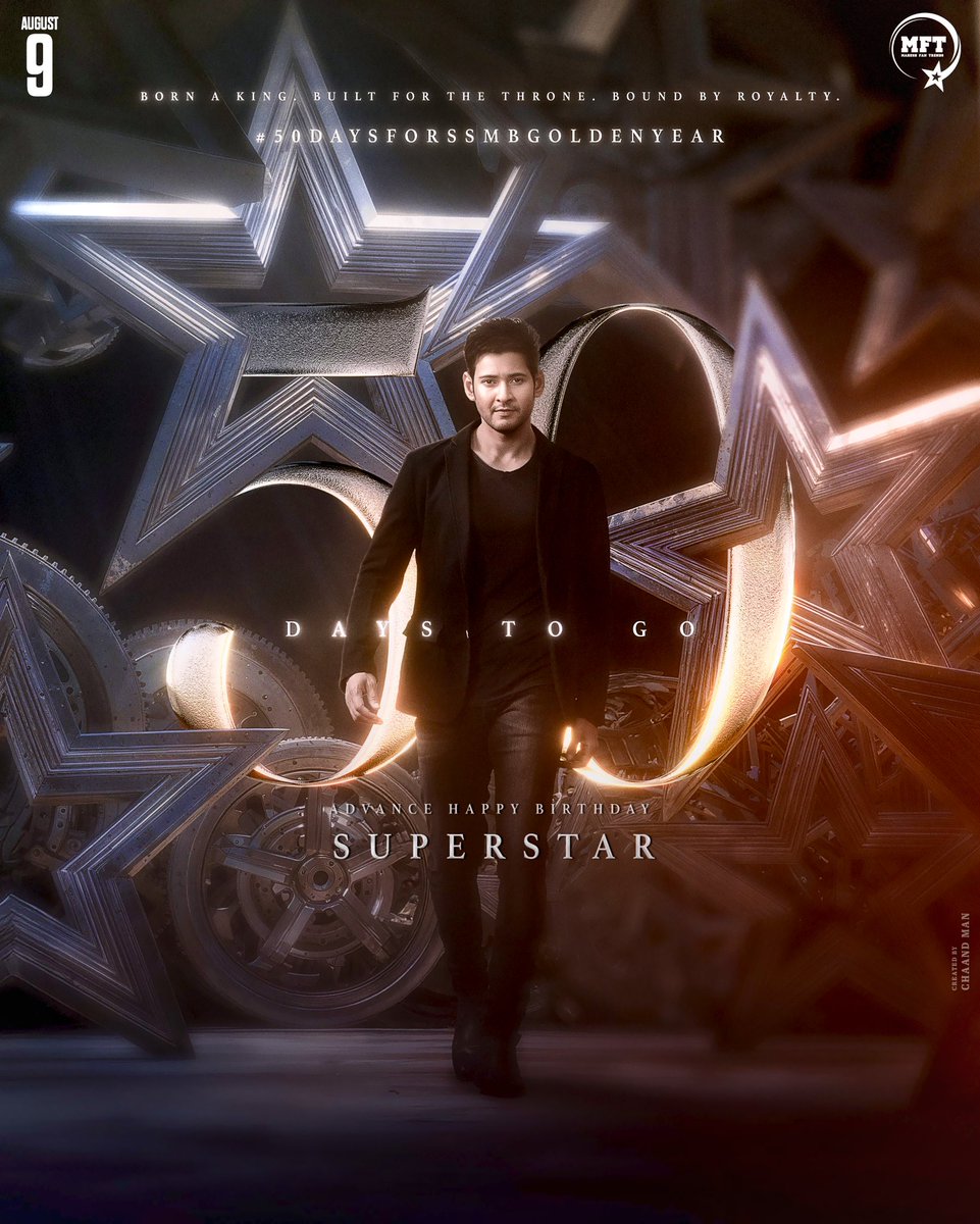 777 Retweets.
222 Replies.

#50DaysForSSMBGoldenYear