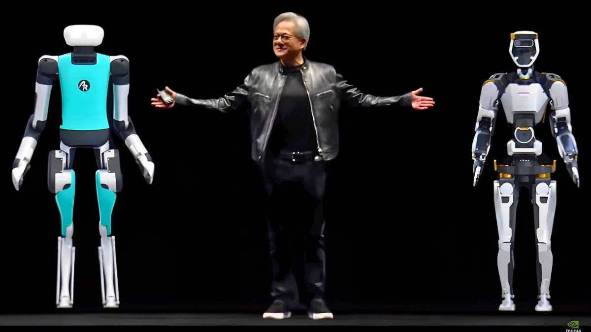 NEW: Nvidia $NVDA and Foxconn plan to implement humanoid robots with initial GB300 production at new Houston factory in Q1 next year.

Onshoring US manufacturing just in time for the robot revolution…