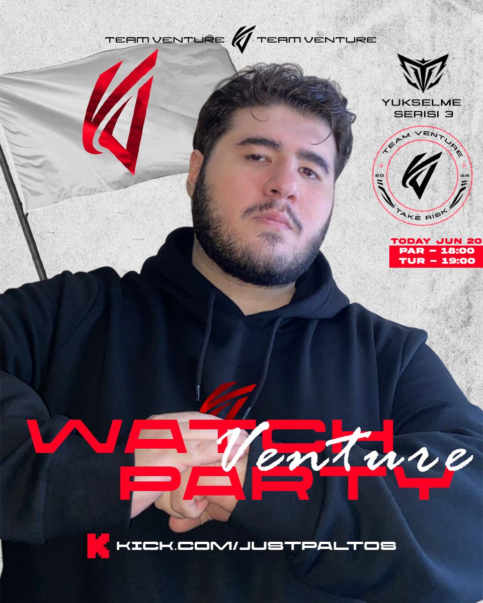 Bugün League of Legends takımımızın Yükselme Serisi 3
maçını beraber izliyoruz !🐦‍⬛#TAKERISK

➡️kick.com/justpaltos⬅️