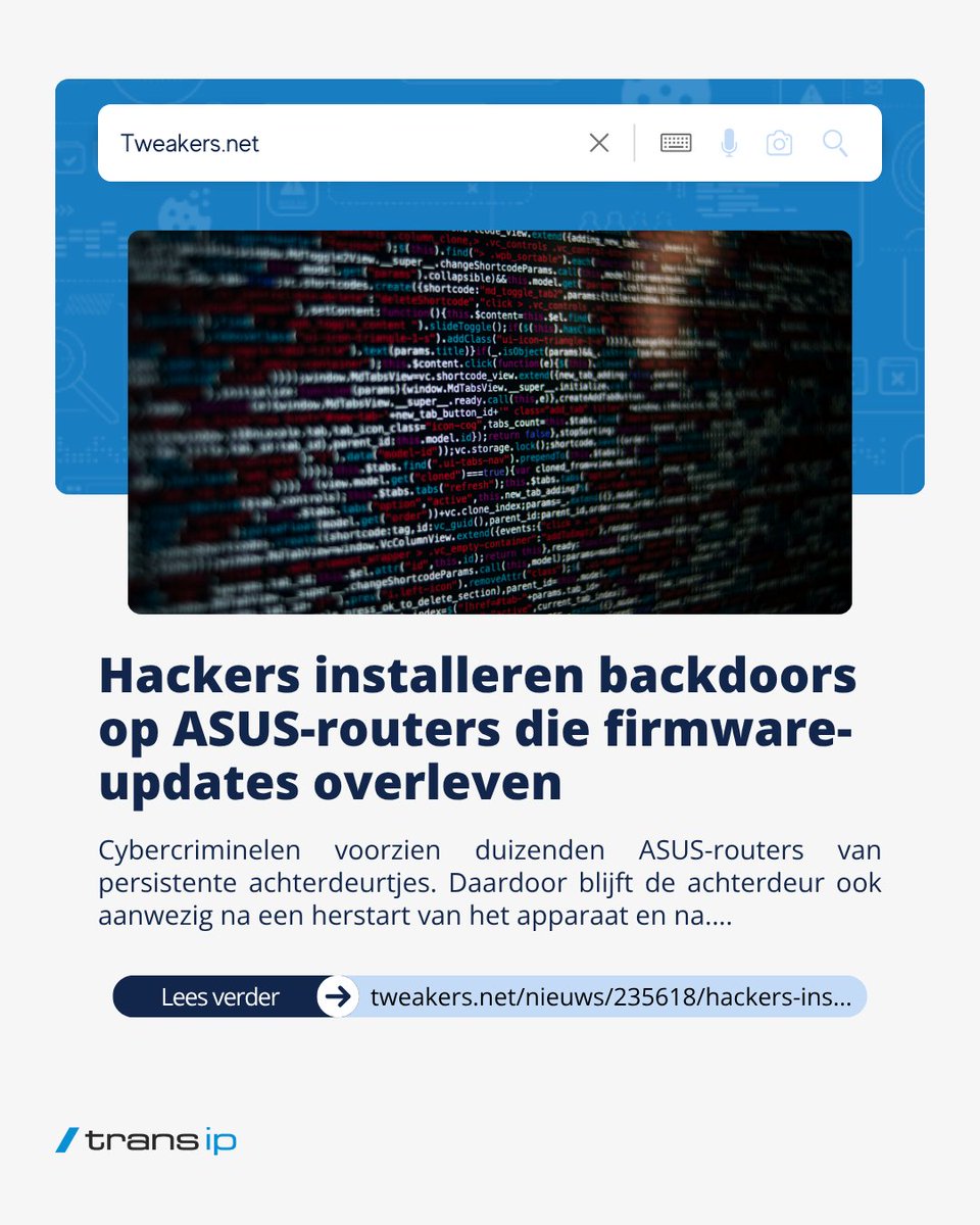 🗞️Lees meer over de aanvalscampagne op🗞️
tweakers.net/nieuws/235618/…