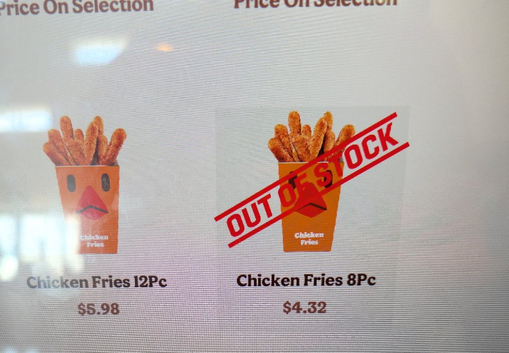 Look at this scam. 

"Guess you'll have to get the bigger ones!"