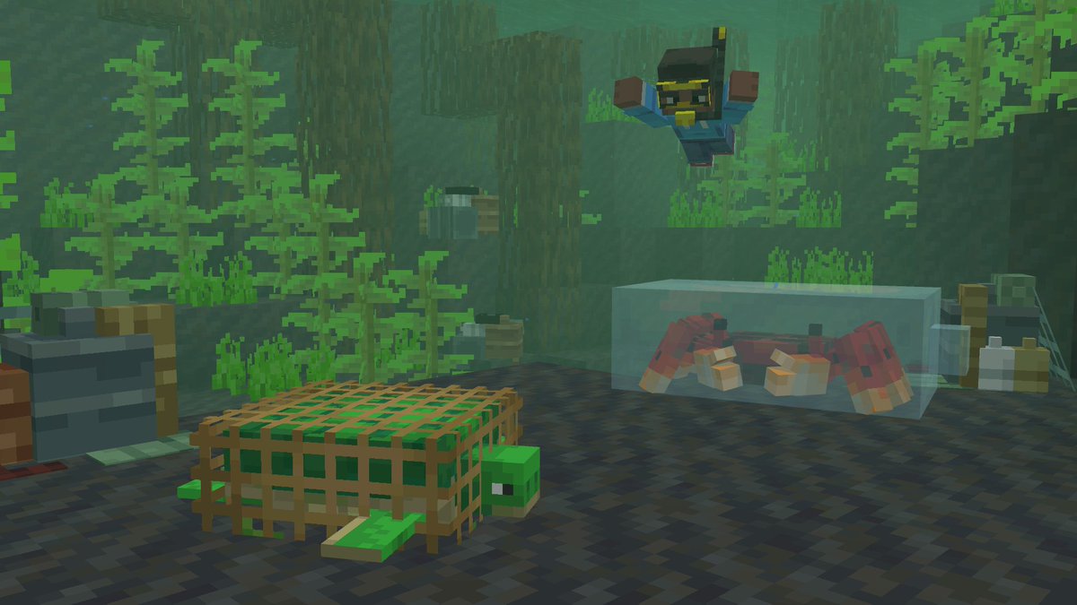 PlayCraftLearn's tweet image. Engage your students on ocean issues with #MinecraftEdu Ocean Heroes!
Students will learn through play about concepts such as #biodiversity and the ecological significance of marine ecosystems like mangrove forests, coral reefs, and kelp forests in this action-packed ocean…