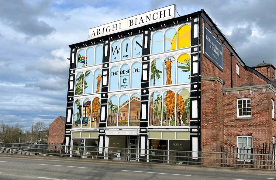 Marketing Cheshire (@mktgcheshire) on Twitter photo Two of #Cheshireās most iconic names ā <a href="/chesterzoo/">Chester Zoo</a> and Arighi Bianchi ā are joining forces this summer in a standout brand partnership with national appeal cheshireandwarrington.com/latest-news/fr⦠Two of #Cheshireās most iconic names ā <a href="/chesterzoo/">Chester Zoo</a> and Arighi Bianchi ā are joining forces this summer in a standout brand partnership with national appeal cheshireandwarrington.com/latest-news/frā¦
