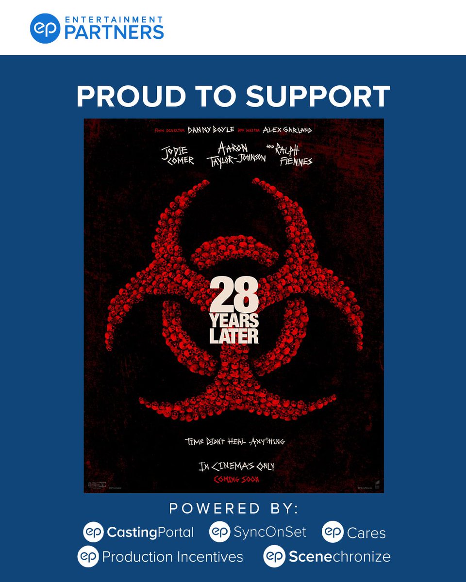 EntPartners's tweet image. Streaming: Period Drama #TheBuccaneers returns to #AppleTV, or rent the #horror film #TheRuleofJennyPen starring #JonathanLithgow
Theaters: The #28DaysLater series gets its long awaited #zombie sequel in #28YearsLater starring #JodieComer, Drama #Koka opens in #Australia