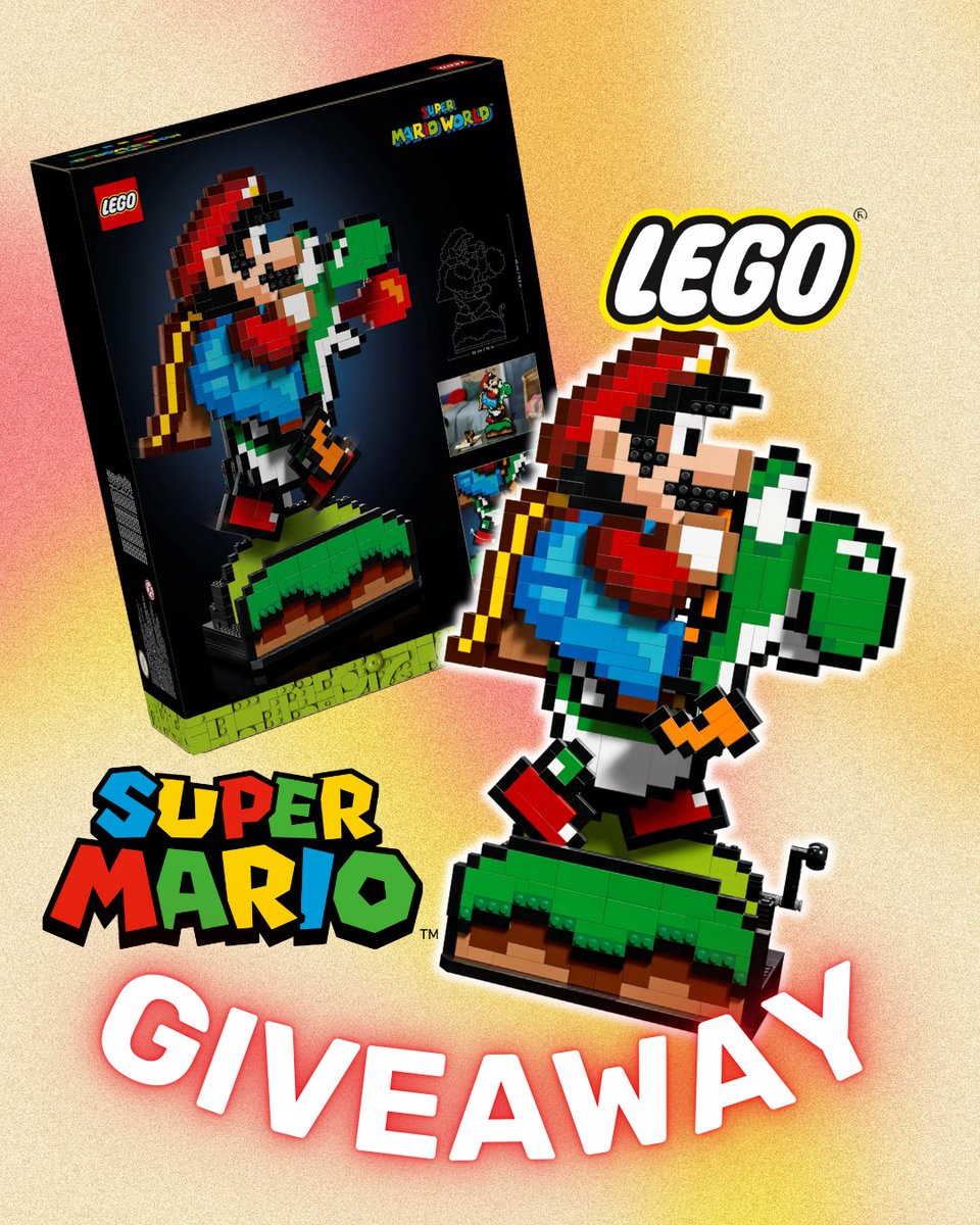 It's GIVEAWAY TIME! 

We're giving a lucky winner a Super Mario World™: Mario &amp; Yoshi Lego Set!

*This giveaway is not affiliated with Instagram*

To enter:
🔥follow us (@buyshopville)
🔥like this post
🔥tag a friend
🎉Bonus: Enter as many times as you'd like!🎉
Retweet our