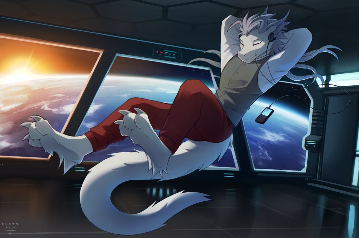 quetzrow's tweet image. lucky guy I’d love to chill in zero gravity like that too
for Oberon