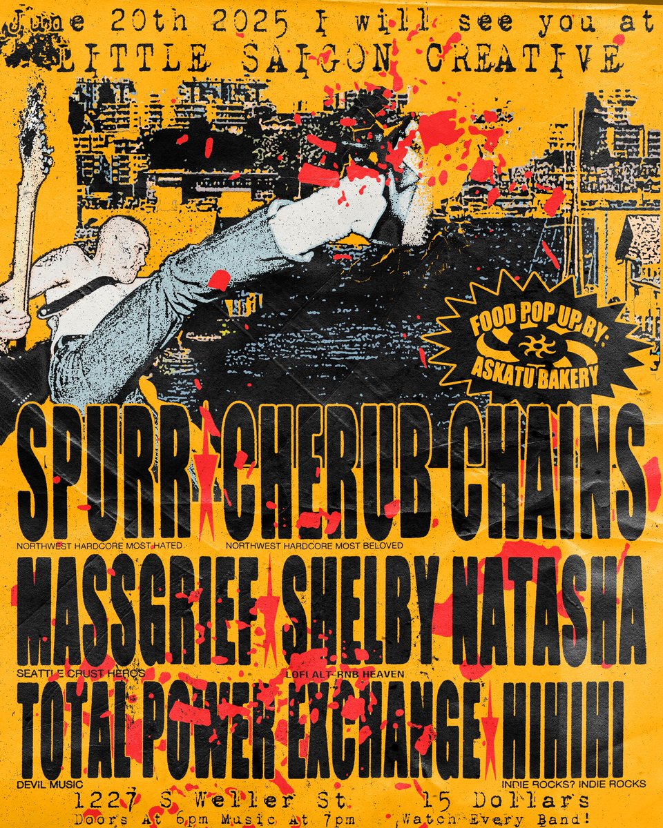 WE GOT HARDCORE/PUNK/INDIE/RNB TONIGHT IN LITTLE SAIGON SEATTLE