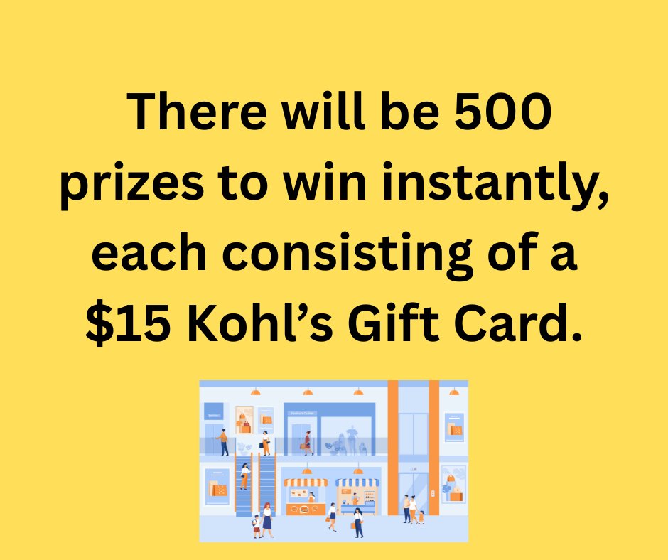 Enter Now:
sweepsadvantage.com/kohl's-sweepst…