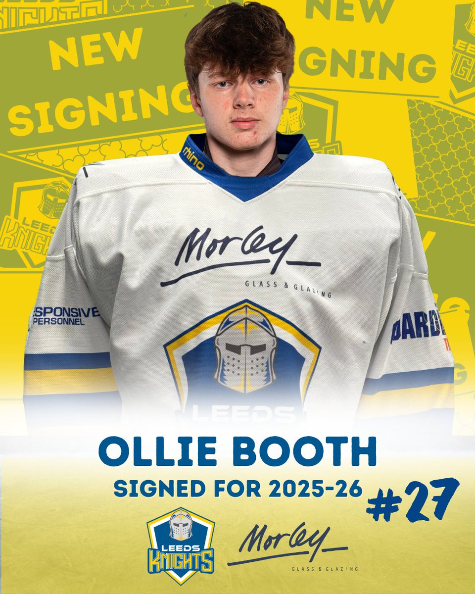 The Morley Glass Leeds Knights are pleased to confirm that netminders Daniel Norton and Ollie Booth have signed with the club for the 2025/26 NIHL National League season! 🏒 🥅

📝 tinyurl.com/372nna2f