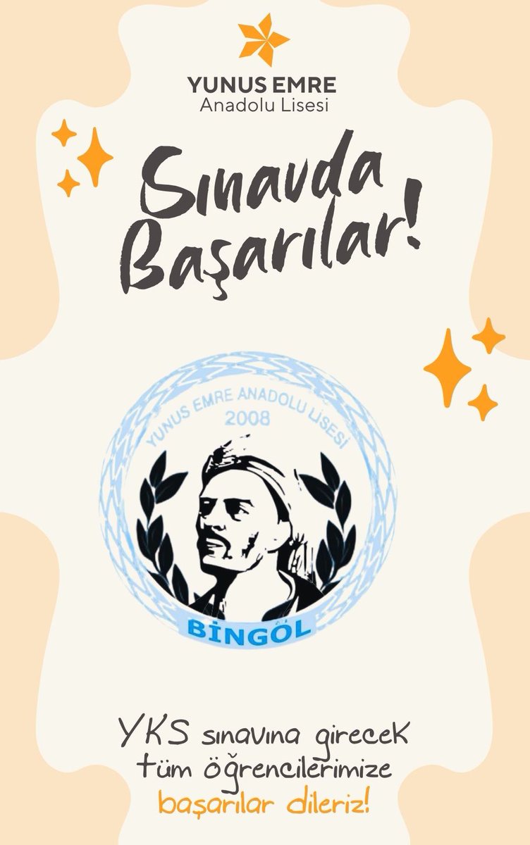 🎓 Yunus Emre Anadolu Lisesi olarak
Hayallerinize bir adım daha yaklaştığınız bu özel günde, YKS’ye girecek tüm öğrencilerimize başarılar diliyoruz!
Unutmayın, bu sadece bir sınav. Siz zaten bizim gururumuzsunuz! 💙<a href="/MustafaOzel66/">Mustafa Özel</a> <a href="/halukcakan12/">HALUK ÇAKAN</a> <a href="/yusuf_tokus/">Yusuf TOKUŞ</a> <a href="/AbdulselamBegic/">Abdulselam Begiç</a>