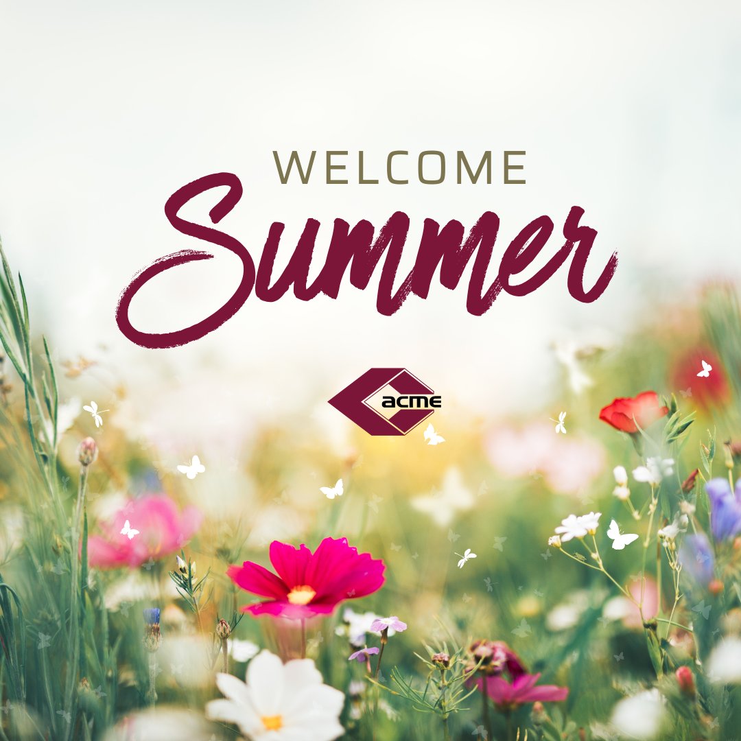 AcmeCorrugated's tweet image. Hello, sunshine 

Today marks the official start of summer—and we&apos;re bringing the heat when it comes to innovation, service, and sustainability.

Here’s to a season full of energy, growth, and fresh ideas.

#FirstDayOfSummer #TheAcmeWay #AcmeCorrugatedBox