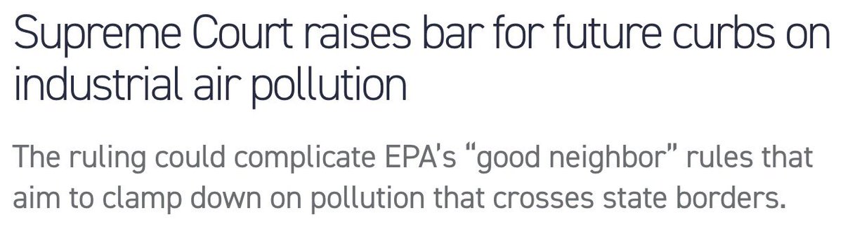 Ed Markey (@senmarkey) on Twitter photo SCOTUS just sided with pollutersβagain. 115 million people live in areas with dangerously high smog levels, yet this ruling weakens <a href="/EPA/">U.S. EPA</a>βs ability to stop smog from crossing state lines.This will make Americans sicker. I will keep fighting for public health over corporate wealth. SCOTUS just sided with pollutersβagain. 115 million people live in areas with dangerously high smog levels, yet this ruling weakens <a href="/EPA/">U.S. EPA</a>βs ability to stop smog from crossing state lines.This will make Americans sicker. I will keep fighting for public health over corporate wealth.