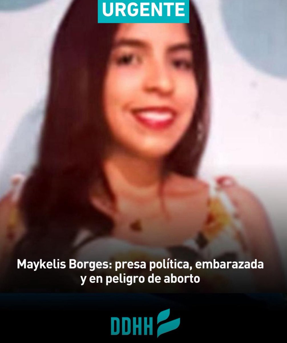 #MaykelisBorges Borges hoy está de cumpleaños número 27, una joven embarazada con riesgo de aborto. Siendo inocente detrás de unas rejas, no puede disfrutar de su embarazo por que el regimen la tiene secuestrada. Ninguna mujer debe pasar por esta crueldad. #LibertadYa