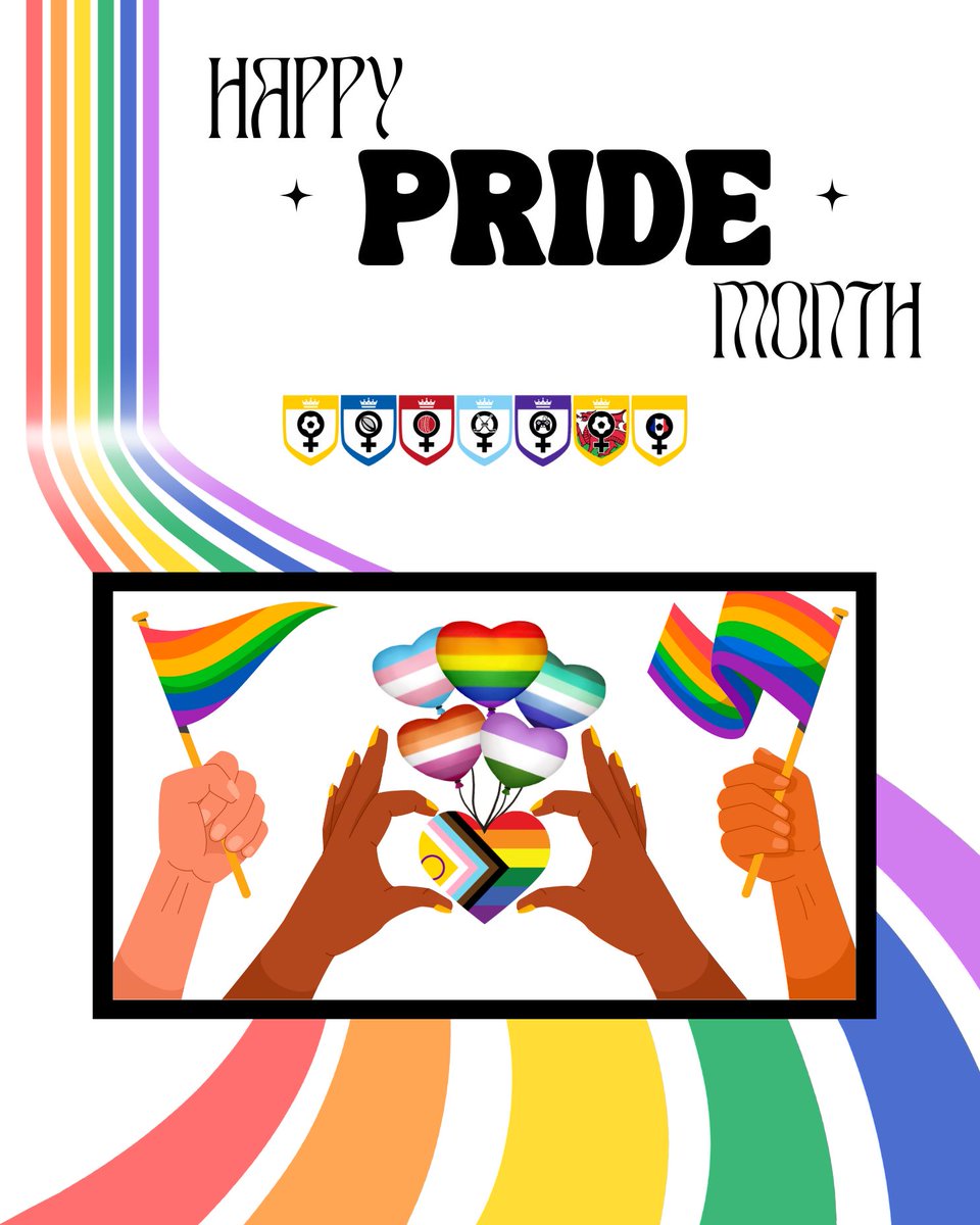 🌈 Pride Month with Her Game Too! 🌈 

This Pride Month, we celebrate the LGBTQ+ community and reaffirm our commitment to making football a space where everyone belongs.  

⚽️ Whether you play, coach, support, or simply love the game - your identity should never be a barrier.  At
