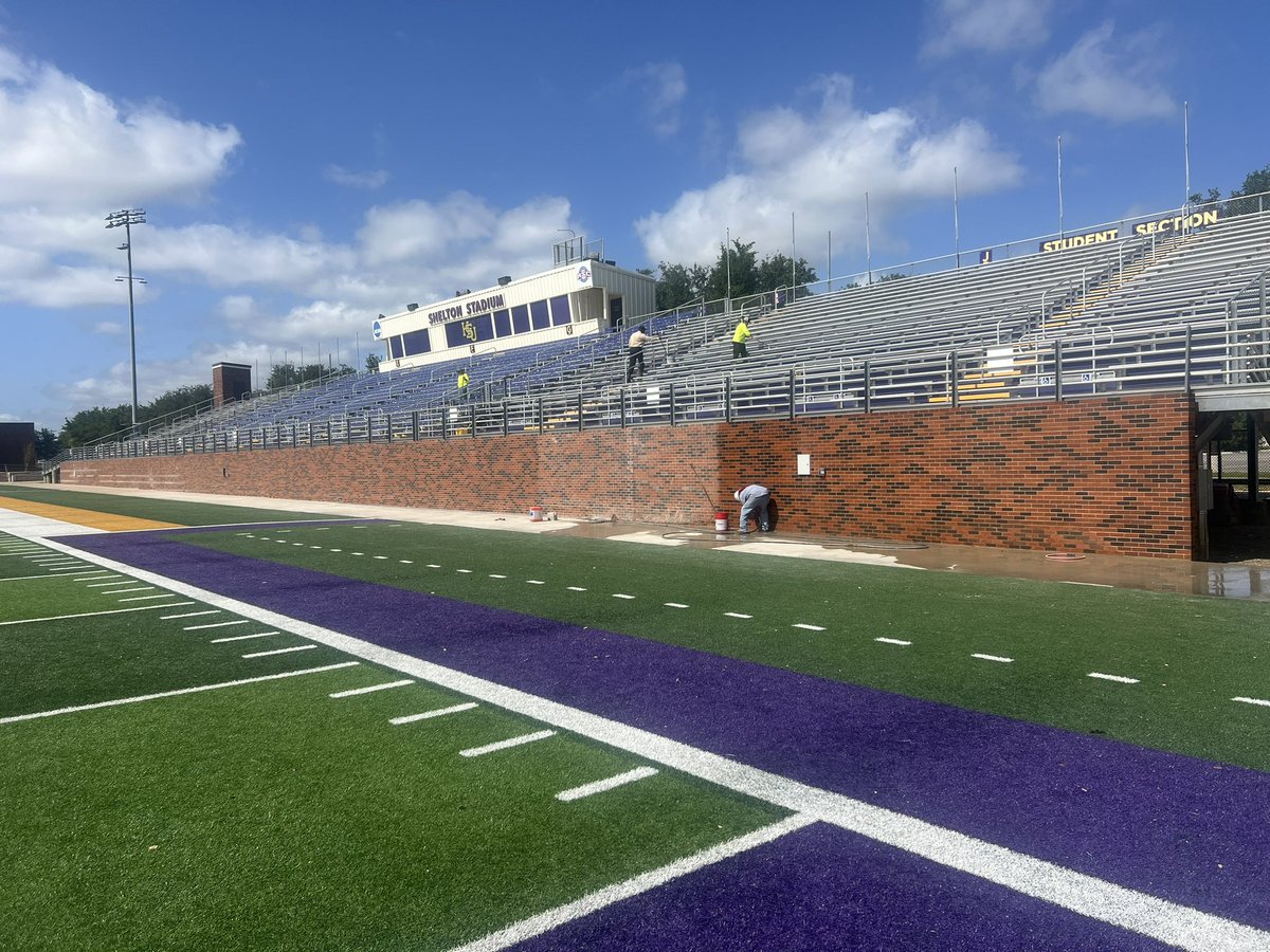 Bradley Shimel (@shimelbchsports) on Twitter photo June 9th vs June 20th
Impressive is an understatement.
After some devastating storm damage less than two weeks ago, <a href="/HSUTX/">Hardin-Simmons University</a>’s Shelton Stadium is ready to roll for the Texas State Lineman Challenge!
<a href="/HSUCowboys/">Hardin-Simmons Cowboy Football</a> | <a href="/dctf/">Dave Campbell's — TexasFootball.com</a> | <a href="/HSUAthletics/">HSU Athletics</a> | #HOOYAH June 9th vs June 20th
Impressive is an understatement.
After some devastating storm damage less than two weeks ago, <a href="/HSUTX/">Hardin-Simmons University</a>’s Shelton Stadium is ready to roll for the Texas State Lineman Challenge!
<a href="/HSUCowboys/">Hardin-Simmons Cowboy Football</a> | <a href="/dctf/">Dave Campbell's — TexasFootball.com</a> | <a href="/HSUAthletics/">HSU Athletics</a> | #HOOYAH