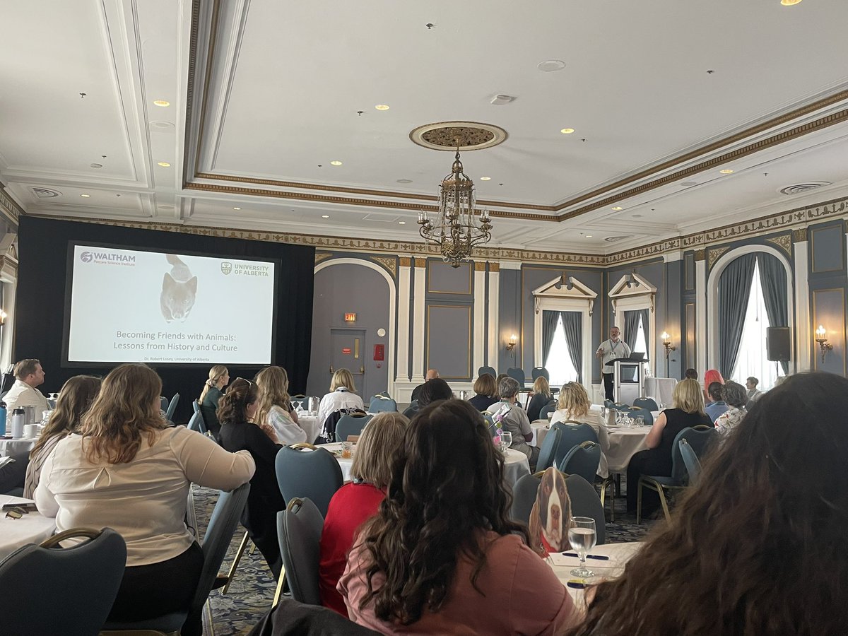 Dr. Robert Losey delivers first keynote “Becoming Friends with Animals: Lessons from History and Culture” at #ISAZ2025