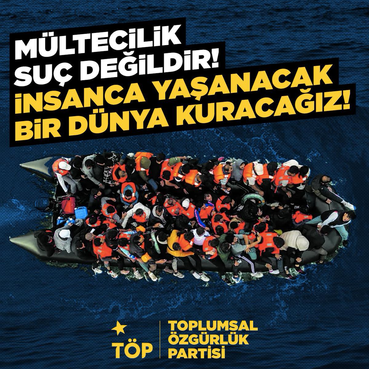 Bugün Dünya Mülteci Günü.
Bugün, savaşlardan, yoksulluktan, iklim krizinden ve baskıdan kaçmak zorunda kalan milyonlarca insanın sesi olma günü!

Irkçılığın, nefret dilinin, ayrımcılığın, göçmen emeğinin sömürülmesi karşısında; sınırsız bir dayanışma için halkların kardeşliği ve