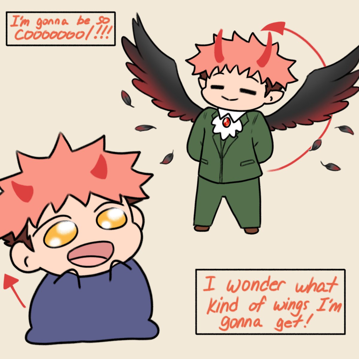 waku_wan_'s tweet photo. Baby demon Yuuji Part 1 #goyuu #五悠 https://t.co/98c0Xy3bG3