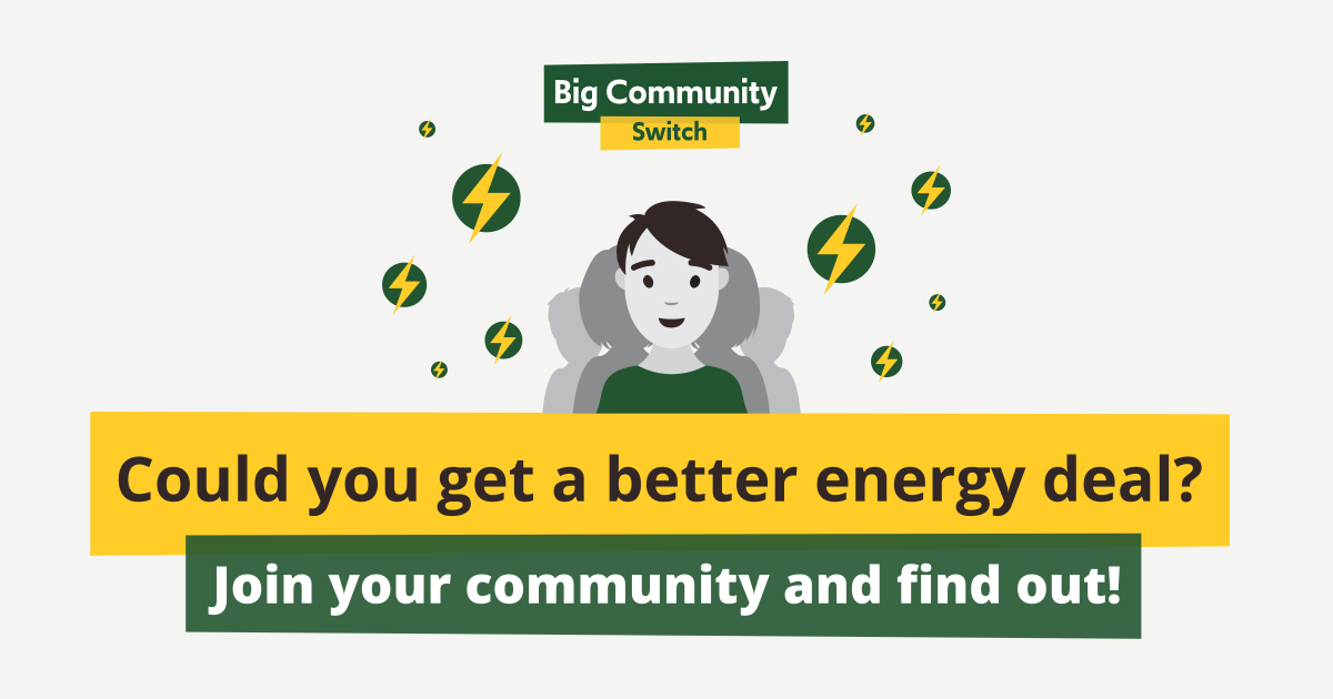 There's still time to sign up to The Big Community Switch, which is designed to help people secure better deals on energy bills. 

It brings the community together to get better prices with vetted 100% renewable energy suppliers.  

👉 bigcommunityswitch.co.uk/kingston/home

#GreenerKingston