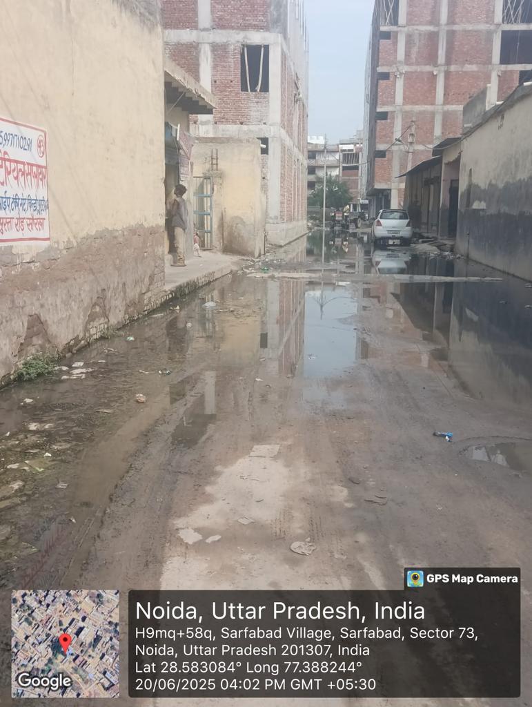 पर्यावरण संघ नोएडा (@sourabhyaduva20) on Twitter photo चलने के स्थान पर चारों ओर प्रदुषित, गंदगी भरा पानी , कहि गाद पड़ी है तो कहीं कचरा कृपा सफाई कराया जाए <a href="/CeoNoida/">CEO, NOIDA Authority</a> <a href="/noida_authority/">NOIDA Authority</a> <a href="/dmgbnagar/">DM G.B. Nagar/NOIDA</a> #vikshitbharat #vikshitvvillage #swachhta #shameless #Noida <a href="/noidakhabar/">NoidaKhabar.com</a> ग्राम सरफाबाद में सफाई व्यवस्था थप _पर्यावरण संघ चलने के स्थान पर चारों ओर प्रदुषित, गंदगी भरा पानी , कहि गाद पड़ी है तो कहीं कचरा कृपा सफाई कराया जाए <a href="/CeoNoida/">CEO, NOIDA Authority</a> <a href="/noida_authority/">NOIDA Authority</a> <a href="/dmgbnagar/">DM G.B. Nagar/NOIDA</a> #vikshitbharat #vikshitvvillage #swachhta #shameless #Noida <a href="/noidakhabar/">NoidaKhabar.com</a> ग्राम सरफाबाद में सफाई व्यवस्था थप _पर्यावरण संघ