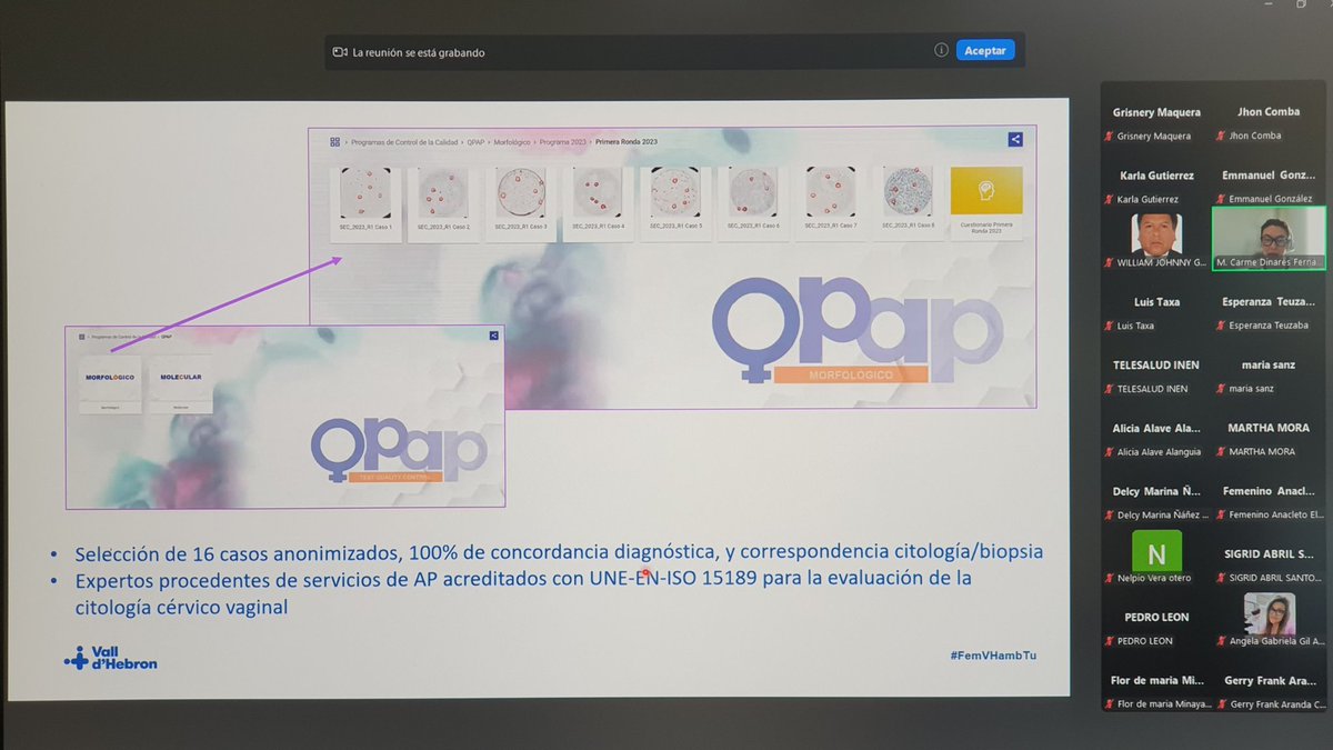 Jhon Comba (@jwcomba) on Twitter photo Gran participación de la presidenta de la <a href="/SECitologia/">Sociedad Española de Citología</a> <a href="/CDinares/">Carme Dinarès, MD, PhD, MIAC</a> y los demás ponentes <a href="/Gri60585Maquera/">grisnery maquera</a> en la telecapacitación programa de control de calidad en el cribado de cancer de cérvix <a href="/INEN_Peru/">Instituto Nacional de Enfermedades Neoplásica INEN</a> Alianzas entre Latinoamerica y Europa en beneficio de la salud de las mujeres Gran participación de la presidenta de la <a href="/SECitologia/">Sociedad Española de Citología</a> <a href="/CDinares/">Carme Dinarès, MD, PhD, MIAC</a> y los demás ponentes <a href="/Gri60585Maquera/">grisnery maquera</a> en la telecapacitación programa de control de calidad en el cribado de cancer de cérvix <a href="/INEN_Peru/">Instituto Nacional de Enfermedades Neoplásica INEN</a> Alianzas entre Latinoamerica y Europa en beneficio de la salud de las mujeres