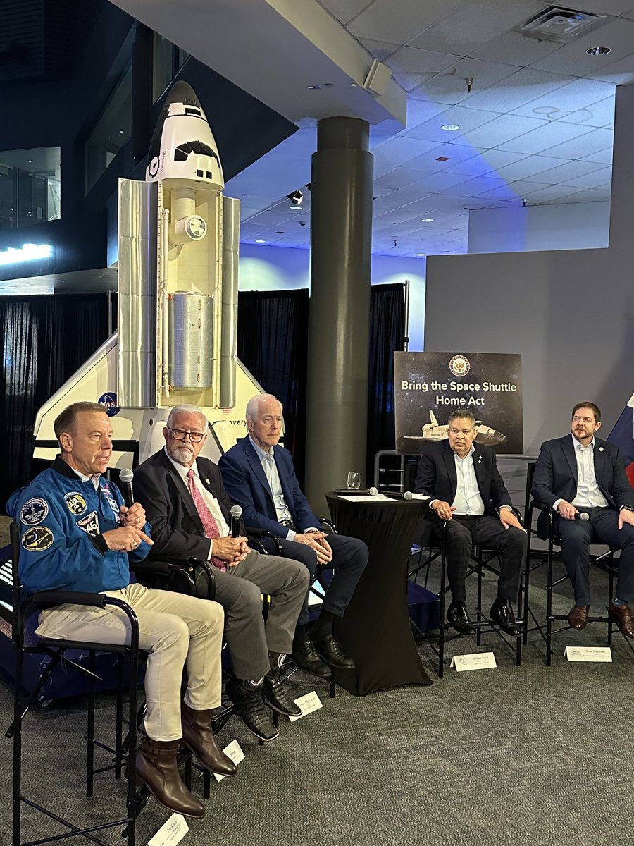 Thank you to Senator Cornyn and Congressman Weber for being such staunch supporters of NASA JSC and Houston!