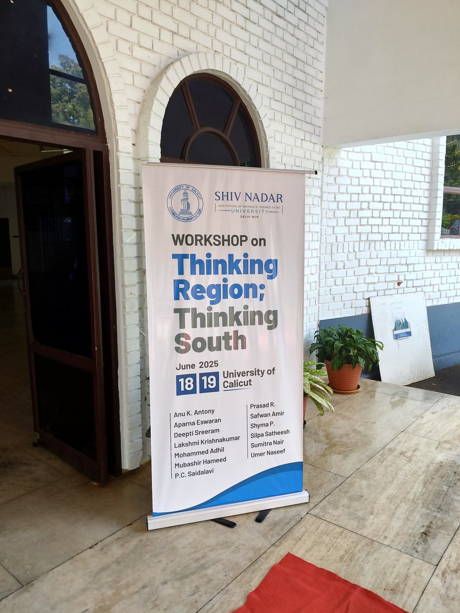 pc_saidalavi's tweet image. Few glimpses from our two days’ workshop. It has been quite productive to think about region and Global South from Kerala. Thank you to everyone who participated and contributed in various ways!
We hope to bring out a collective reflection about the region in some ways.