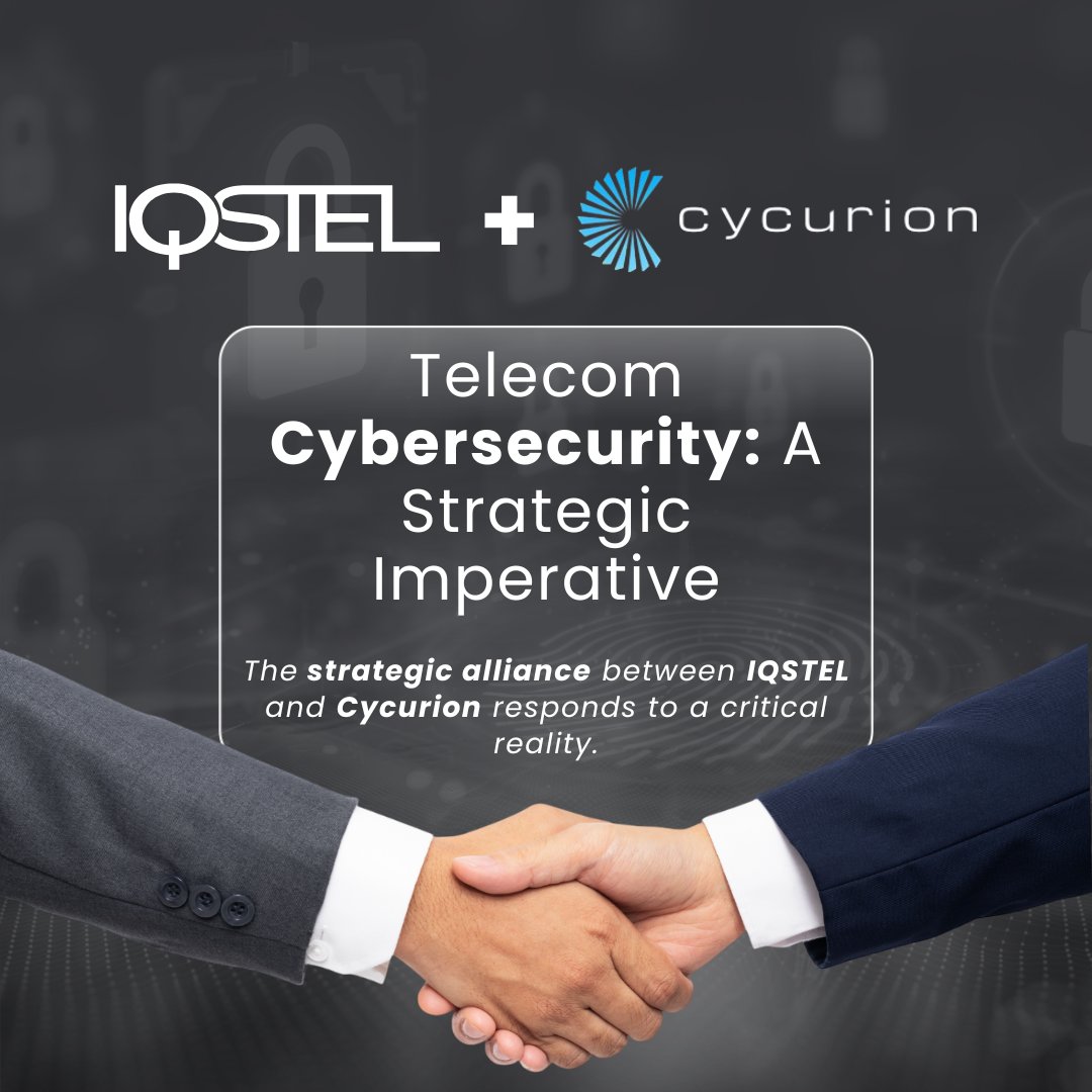 $IQST - $IQSTEL 📡 #Telecom handles the world's most sensitive data. But is it ready to protect it?
#IQSTEL+<a href="/cycurion/">Cycurion</a> =next-level #cybersecurity.
🔐Billing, routing, CRM, ERP, financial data—secured.
#IQST #NASDAQ #Investing #StocksToWatch #StockMarket #future #fintech #AI