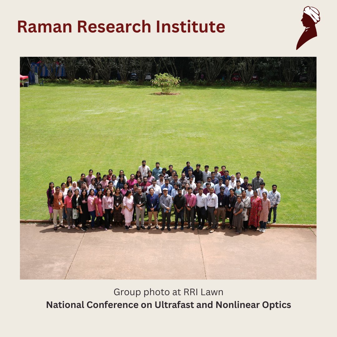 Peek at the talks on Day 1 of the 'National Conference on Ultrafast and Nonlinear Optics' held <a href="/RRI_Bangalore/">Raman Research Institute</a> from 20-21 June, 2025.

<a href="/PMOIndia/">PMO India</a> <a href="/PrinSciAdvGoI/">Principal Scientific Adviser, Govt. of India</a> <a href="/IndiaDST/">DSTIndia</a> <a href="/DrJitendraSingh/">Dr Jitendra Singh</a> <a href="/karandi65/">Abhay Karandikar</a> <a href="/TarunSouradeep/">Tarun Souradeep</a>