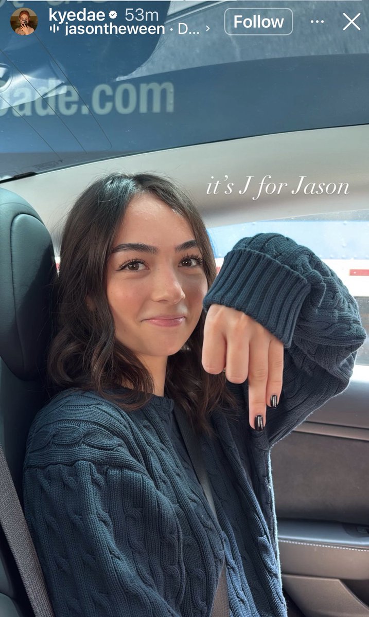 Sakura said “J is for Jason” on Kyedaes IG story ❤️