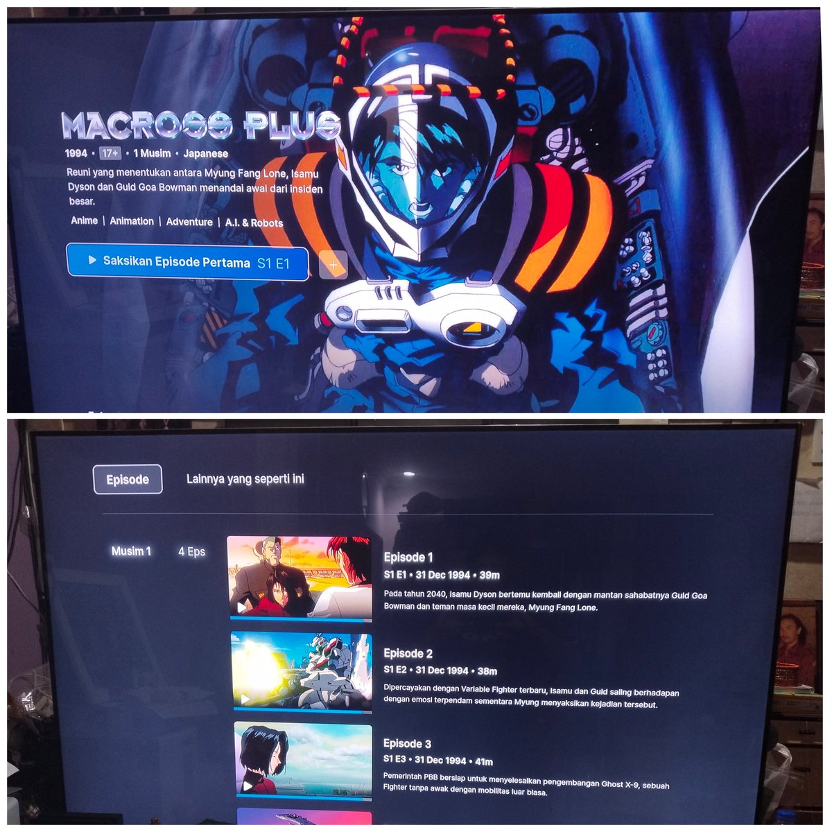 Rewatching Macross Plus, then realize that this OVA series is the most relatable out of all Macross, with A.I and all. The art and animation, believe it or not, is EVEN BETTER now, and it aged like a fine wine... 

Truly, a masterpiece!!! 

#Macross #MacrossPlus