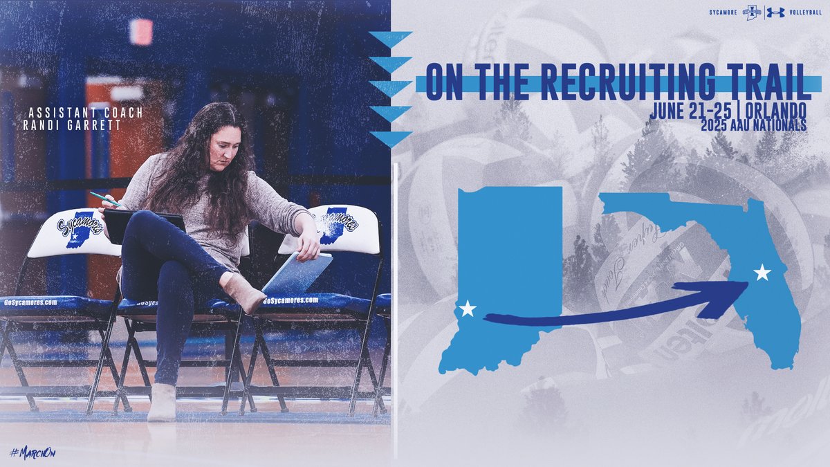 IndStVB's tweet image. Coach Randi's on the road 🛣️
She's heading to the Sunshine State for the 2025 AAU Girls Nationals!
#MarchOn | #TreesUpRootsDown