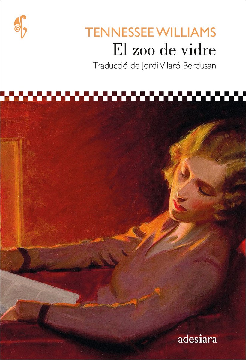 ADESIARAEDITORI's tweet photo. Després d’«Un tramvia anomenat Desig» i de «Gata sobre una teulada de zinc calenta», aquesta obra eterna s’incorpora al nostre catàleg. Amb traducció de Jordi Vilaró, aquest mes arribarà a llibreries per mostrar-vos, una vegada més, el talent inesgotable de Tennessee Williams. https://t.co/8okvioZC1L