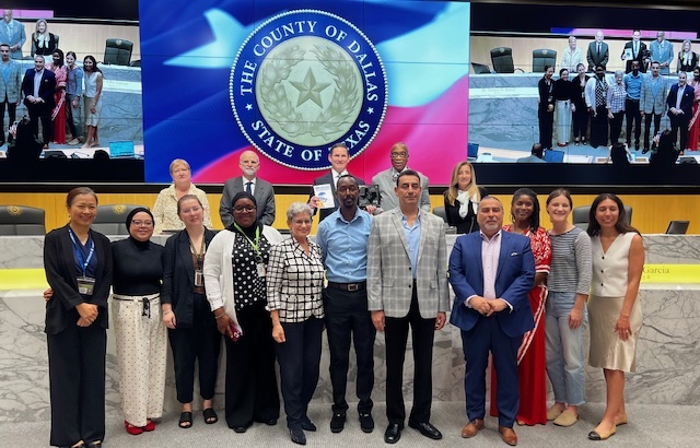 On Tuesday we joined others at the 2025 Dallas World Refugee Day (WRD) Special Resolution presentation held at Dallas County Commissioners Court.
Dallas will celebrate locally this Sat.10AM-2PM  at IANT Masjid, 840 Abrams Rd, Richardson. All are welcome!🌎🕊️