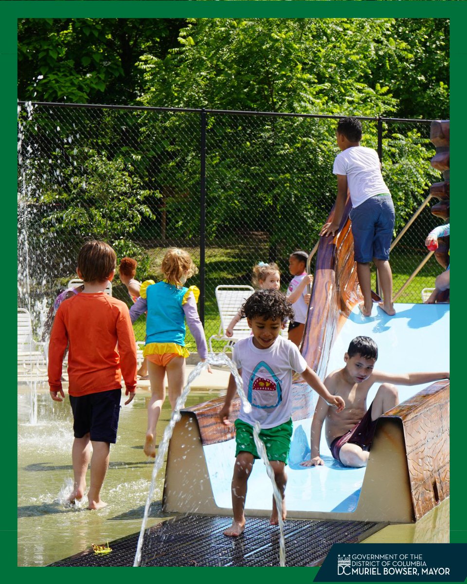 ¡Feliz primer día de verano, DC! ☀️
Desde el sistema de parques número uno del país hasta juegos de agua y piscinas en cada ward, hay algo para que todos disfruten durante los meses de verano.

Juntos, hagamos de este un verano seguro y divertido en la mejor ciudad del mundo.