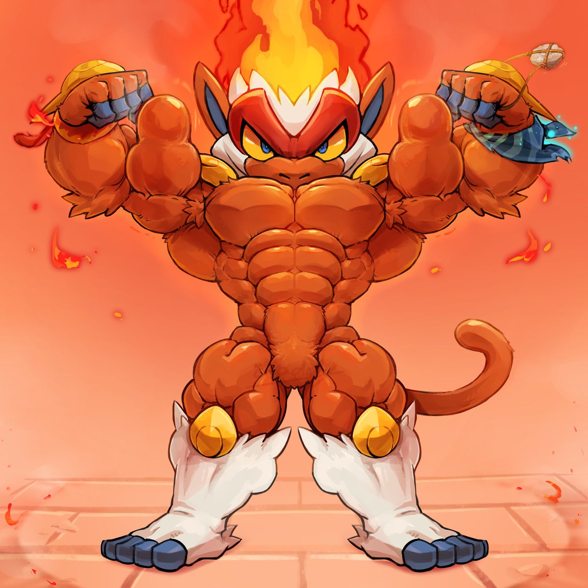 Time passes.

(also trying more bulky chibi proportion)