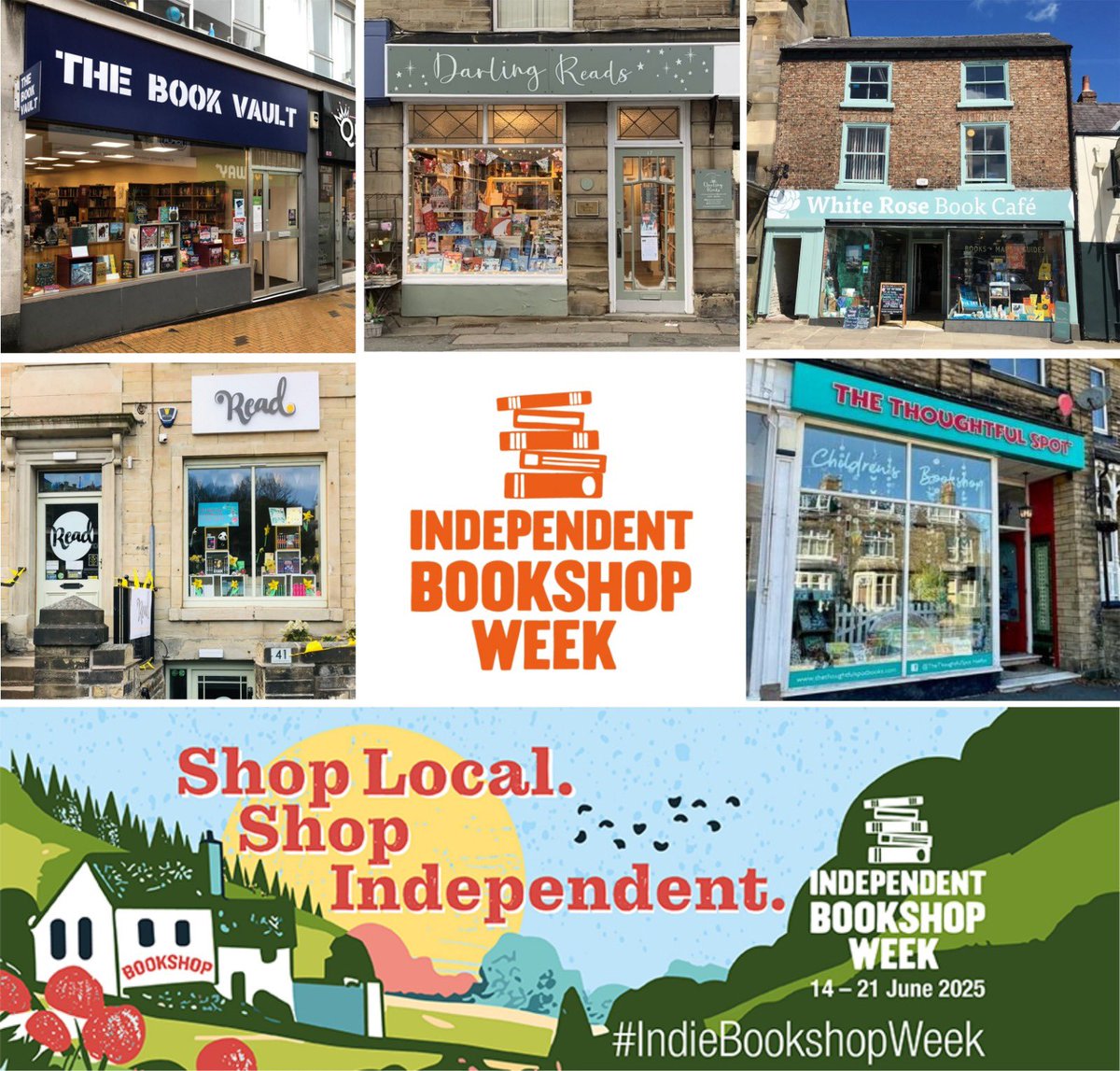 Man vs Baby (@mattcoyney) on Twitter photo Celebrating #indiebookshopweek And these are the best! <a href="/TheBookVault07/">Barnsley Book Vault</a> <a href="/WhiteRoseBooks/">White Rose BookCafe</a> <a href="/read_holmfirth/">Read. Holmfirth</a> <a href="/darling_reads/">Darling Reads</a> <a href="/thoughtfulspots/">The Thoughtful Spot Children's Bookshop</a> Please support these amazing folk this weekend. (PS. You don't have to get one of my books, I've checked and they have got some others). Celebrating #indiebookshopweek And these are the best! <a href="/TheBookVault07/">Barnsley Book Vault</a> <a href="/WhiteRoseBooks/">White Rose BookCafe</a> <a href="/read_holmfirth/">Read. Holmfirth</a> <a href="/darling_reads/">Darling Reads</a> <a href="/thoughtfulspots/">The Thoughtful Spot Children's Bookshop</a> Please support these amazing folk this weekend. (PS. You don't have to get one of my books, I've checked and they have got some others).