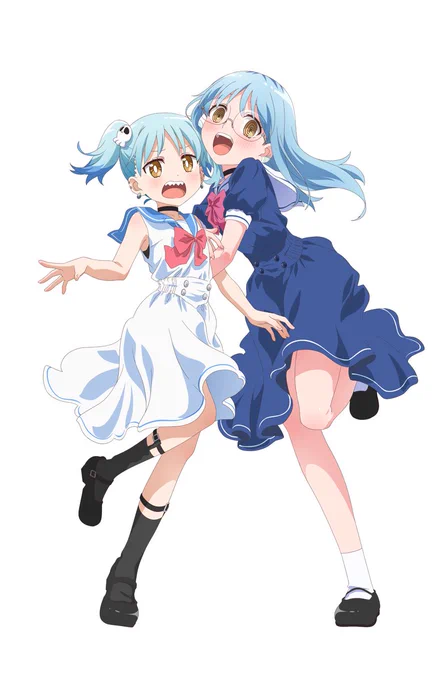 *・22日は「にんにんの日」*・° TVアニメ『#忍者と殺し屋のふたりぐらし』 マリン&ミナトのペアビジュアルを公開! #にんころ #ninkoro