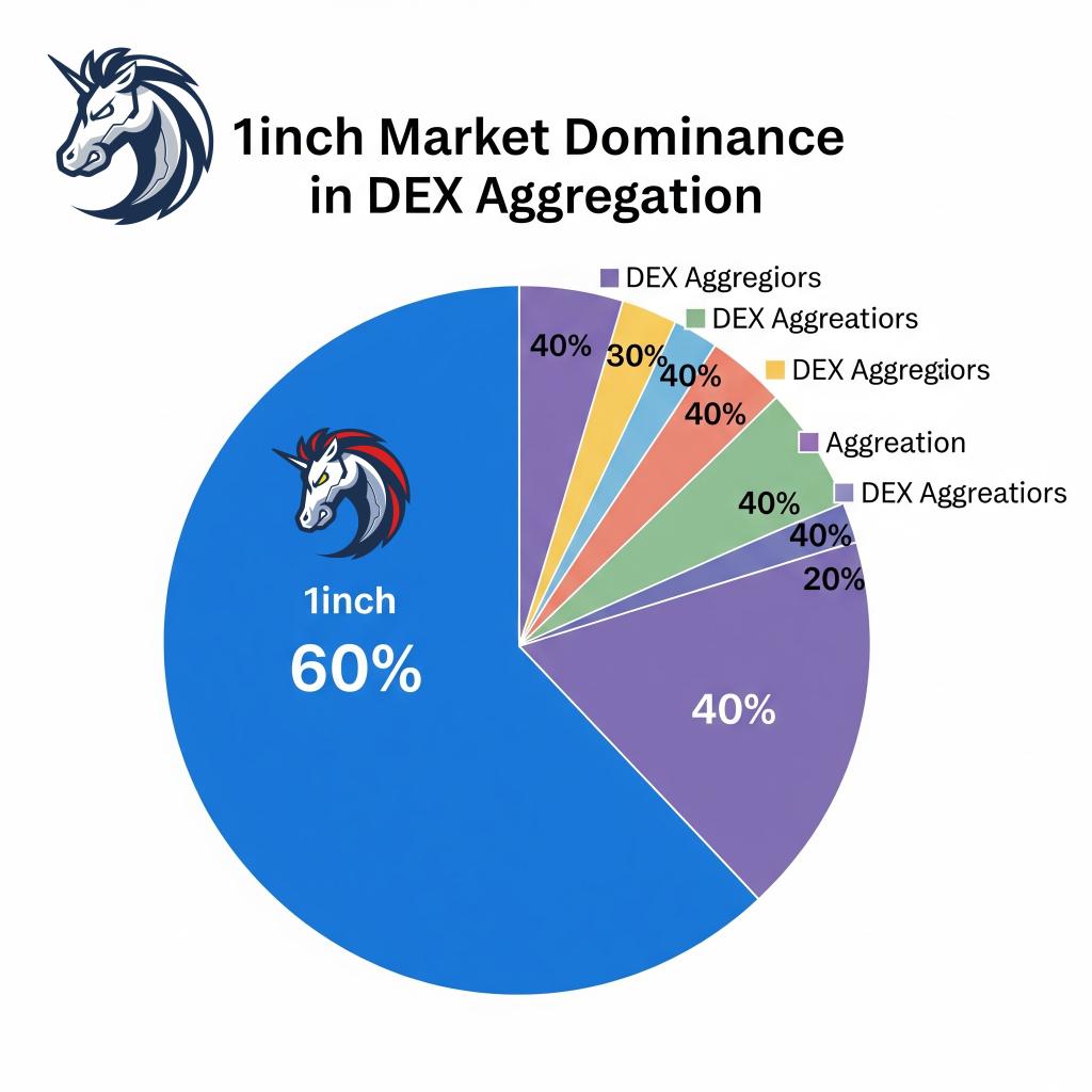deanyamas34280's tweet photo. From 32% to a commanding 60% in just months! 📈  @1inch market share surge in DEX aggregation is a testament to strategic innovation, especially their successful Solana expansion. This is how you lead in DeFi! #1inch #1inchPortfolio #1inchFusion https://t.co/H823ZvzBh6
